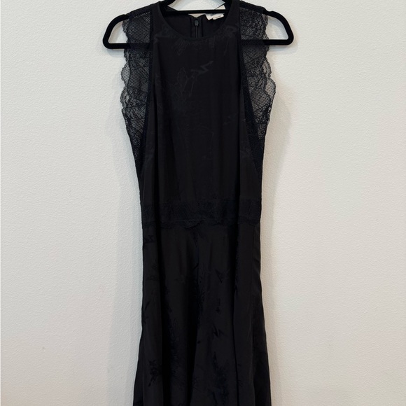 Zadig & Voltaire Black Sheath Midi Dress - Picture 1 of 7